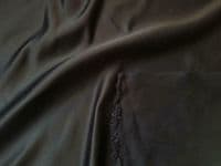 Faux Suede Suedette Fabric Material 200g - BLACK